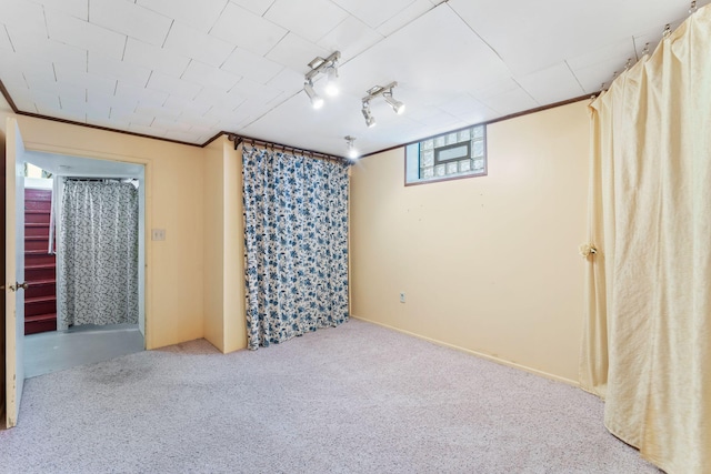 empty room featuring carpet flooring