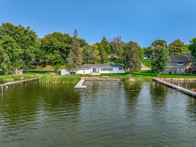 property view of water