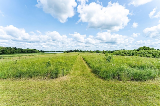 view of landscape with a rural view