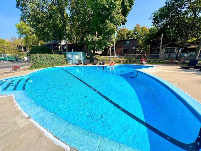 view of pool