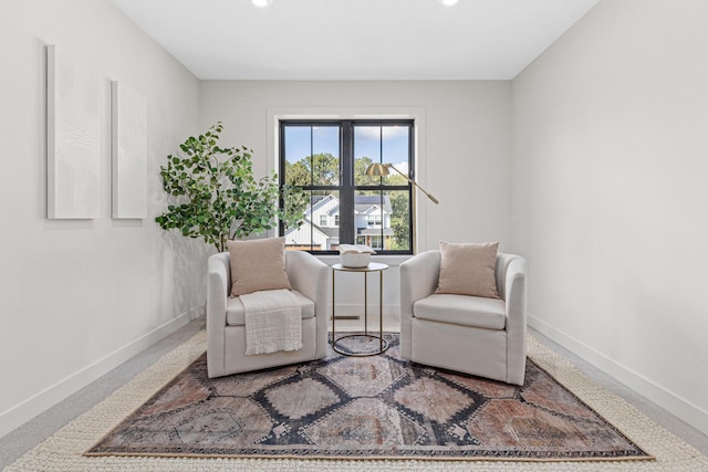 view of sitting room