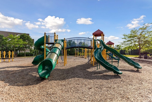 view of jungle gym