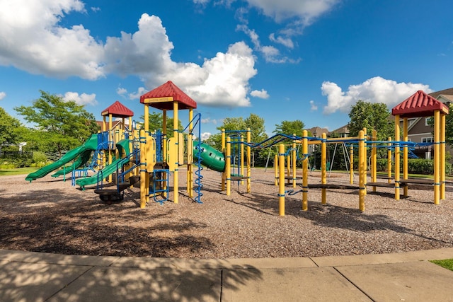 view of jungle gym