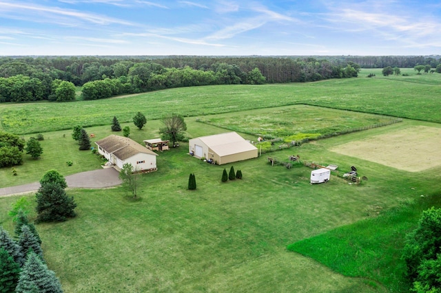 7702 County Road 5 NE, North Branch, MN 55056 - aerial view of sparsely populated area with a pastoral area