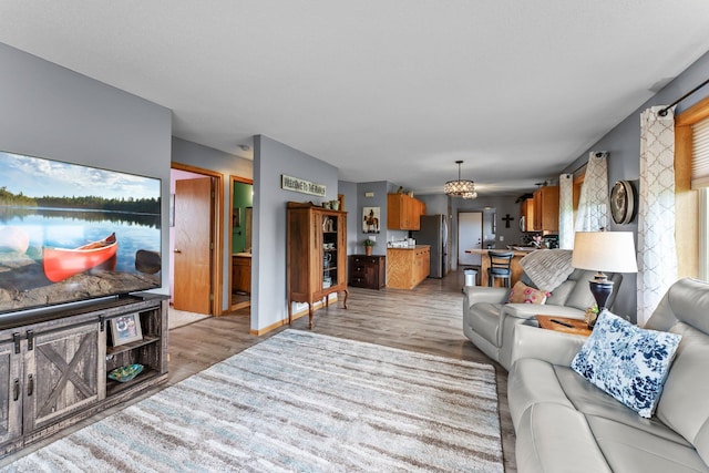 7702 County Road 5 NE, North Branch, MN 55056 - living area with light wood-style floors