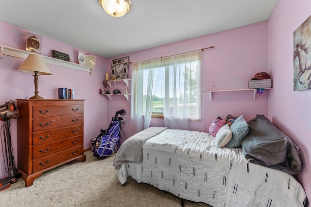 7702 County Road 5 NE, North Branch, MN 55056 - bedroom with carpet flooring and a textured ceiling