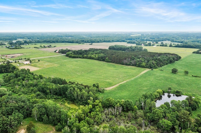 7702 County Road 5 NE, North Branch, MN 55056 - overview of rural landscape with a nearby body of water