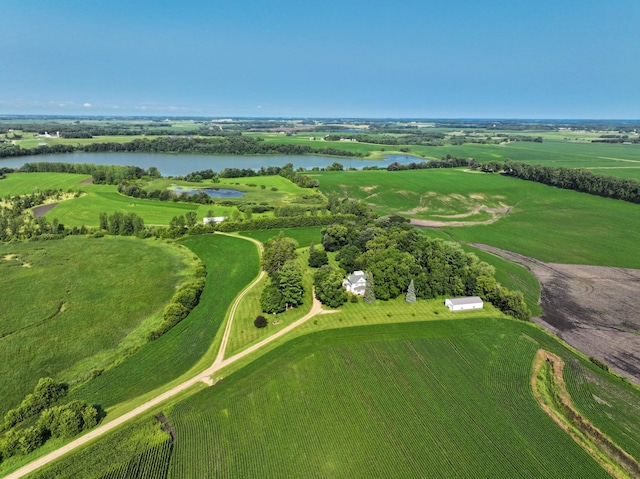 13640 Hagedorn Rd NW, Brandon, MN 56315 - drone / aerial view featuring a water view