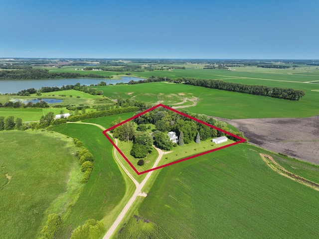 13640 Hagedorn Rd NW, Brandon, MN 56315 - aerial view featuring a water view