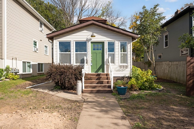 view of bungalow-style house