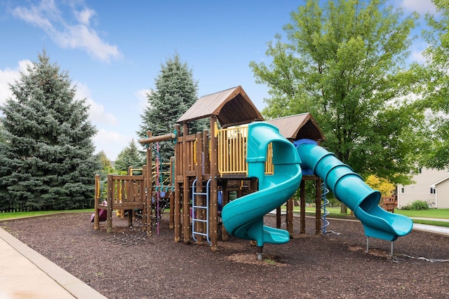 view of communal playground