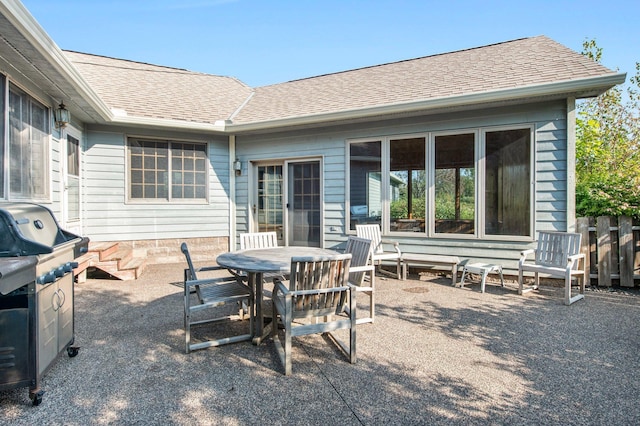 view of patio / terrace with grilling area