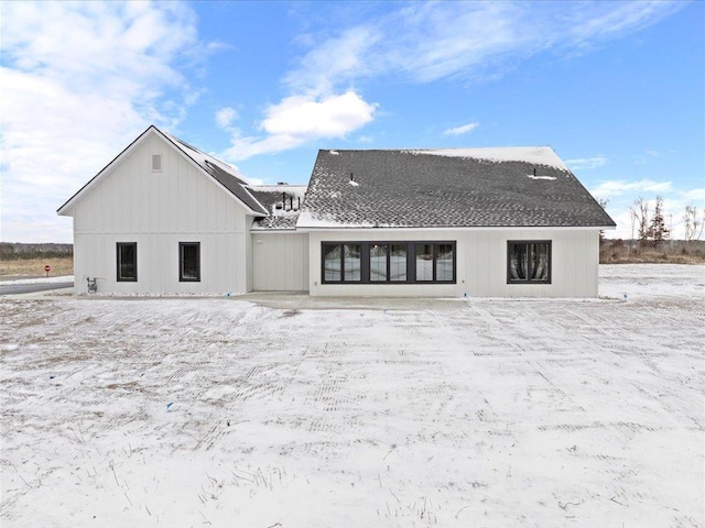 view of rear view of property