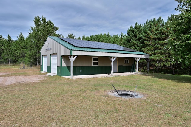 view of outbuilding with an outdoor structure