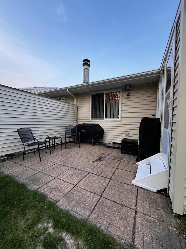 view of patio / terrace with grilling area