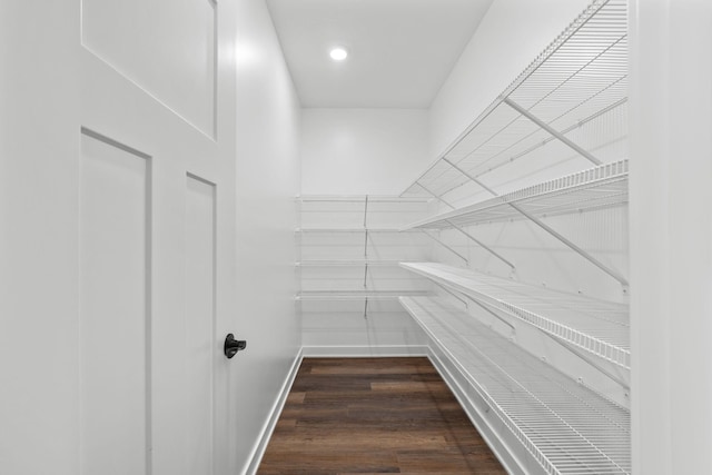 1003 11th Pl NW, Kasson, MN 55944 - walk in closet featuring dark wood-style floors