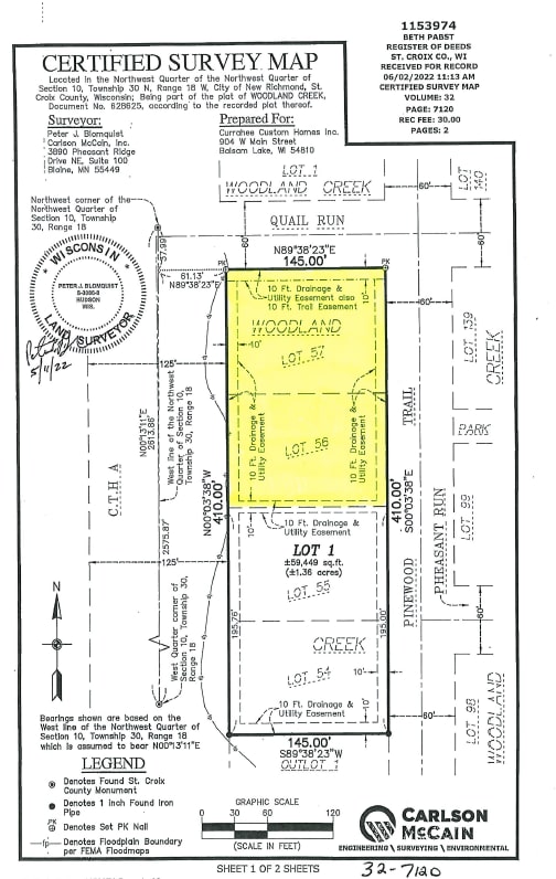 Listing photo 3 for XXX1 Pinewood Trl, New Richmond WI 54017