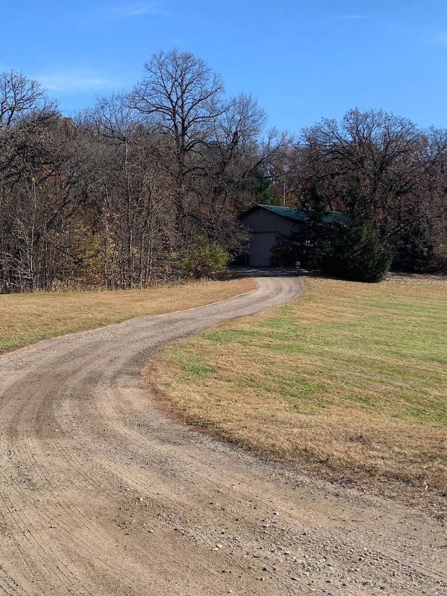 view of road