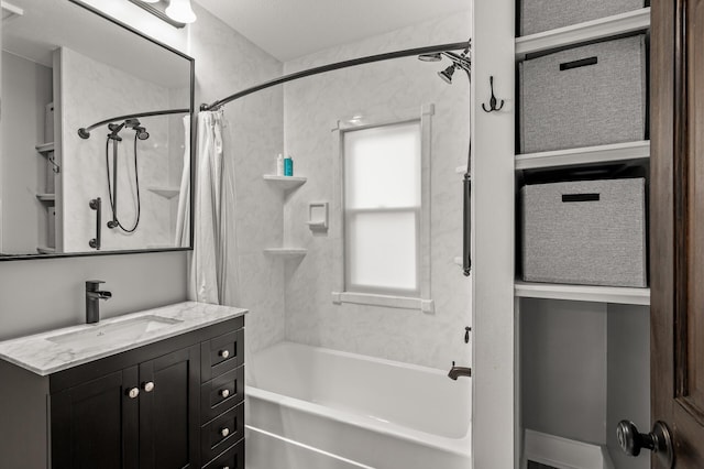3509 43rd Ave S, Minneapolis, MN 55406 - bathroom with shower / bath combination with curtain and vanity