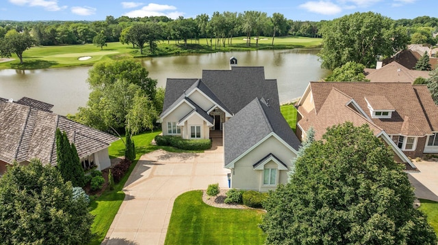 17680 Bearpath Trl, Eden Prairie, MN 55347 - view from above of property featuring a large body of water and a local golf course