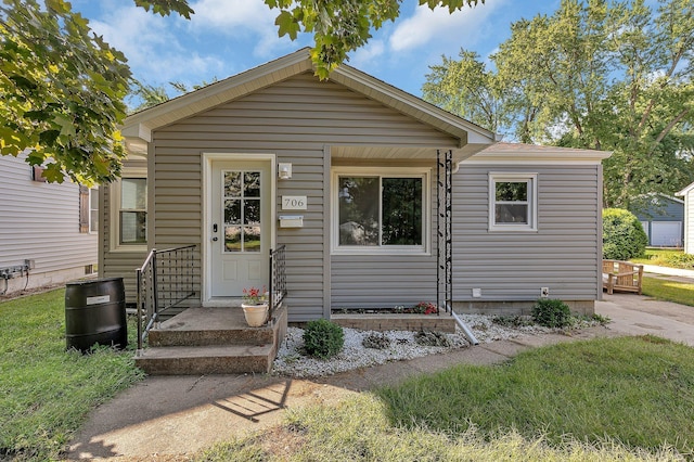 view of front of home