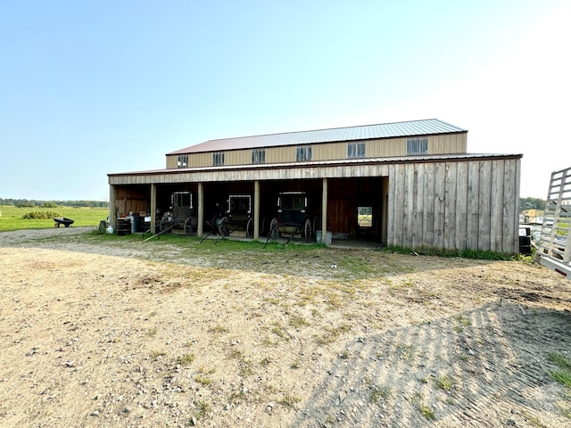 view of outdoor structure