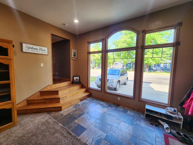 view of doorway to outside