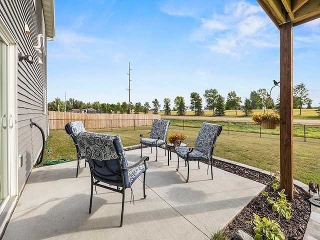 view of patio