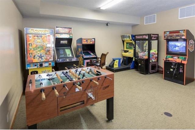 6334 Wilderness Rd Unit 31, Pequot Lakes, MN 56472 - game room with carpet flooring and visible vents