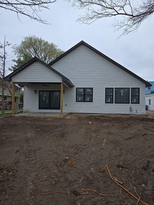 view of back of property
