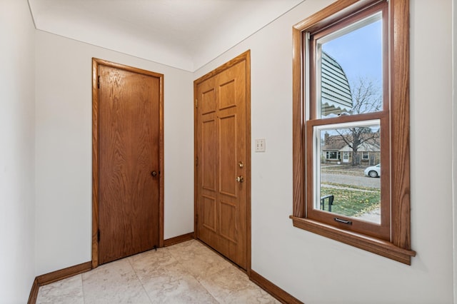 view of foyer entrance