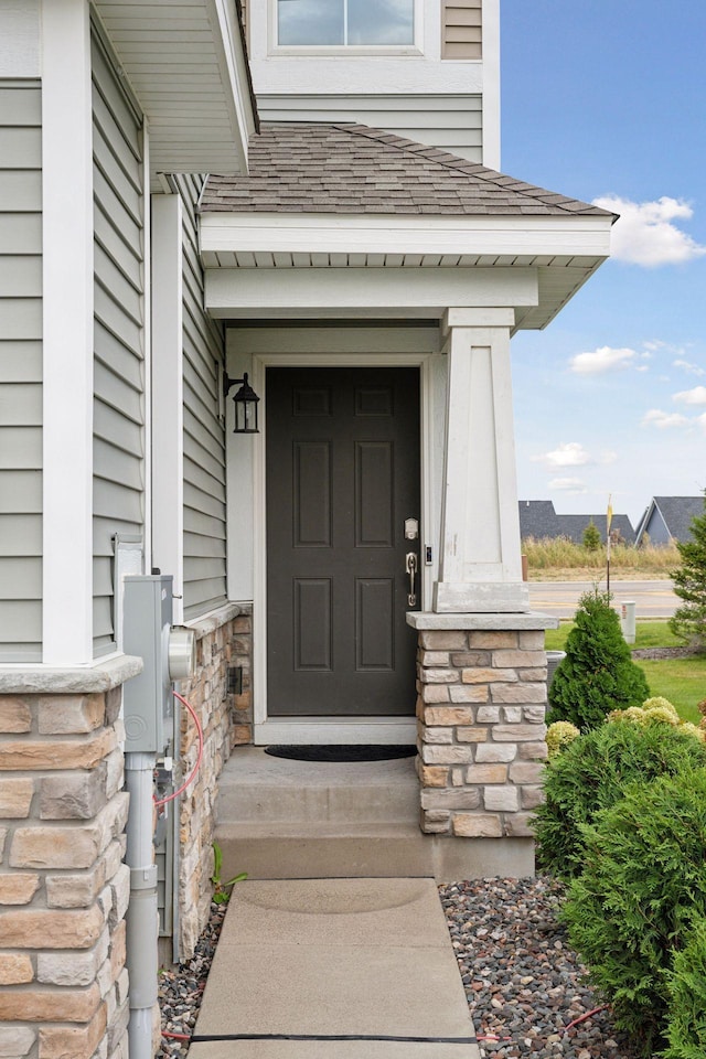 view of entrance to property