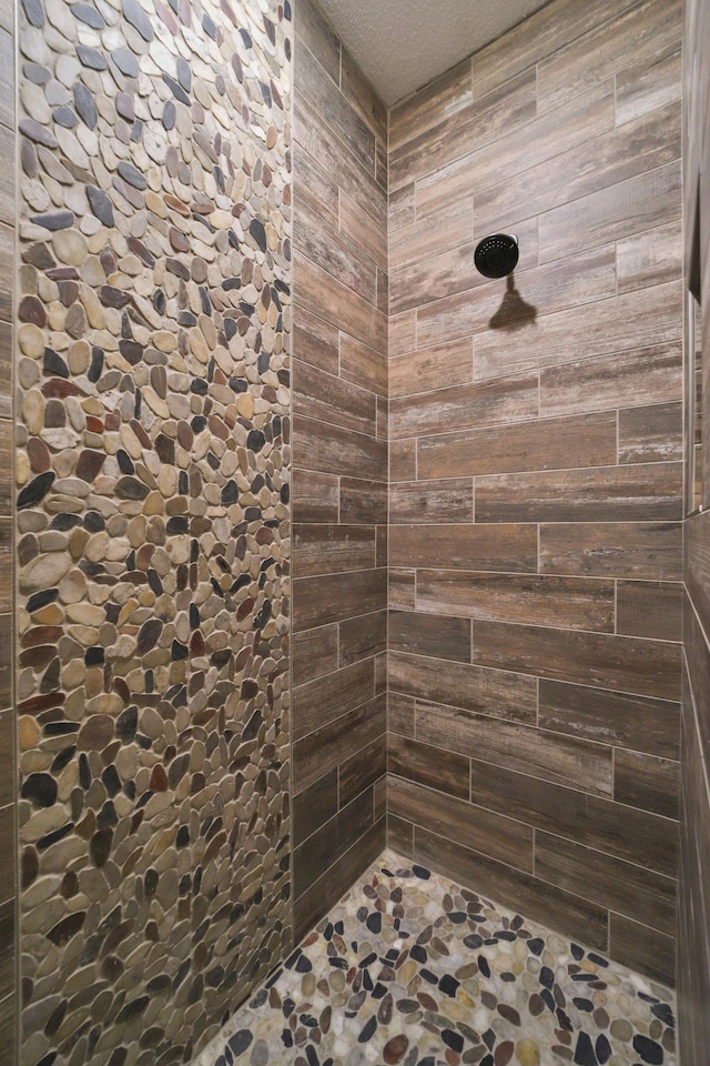 bathroom featuring a shower