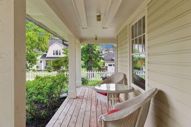 20390 Linwood Rd, Deephaven, MN 55331 - view of wooden porch