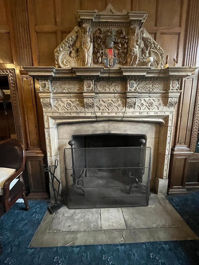 view of room details