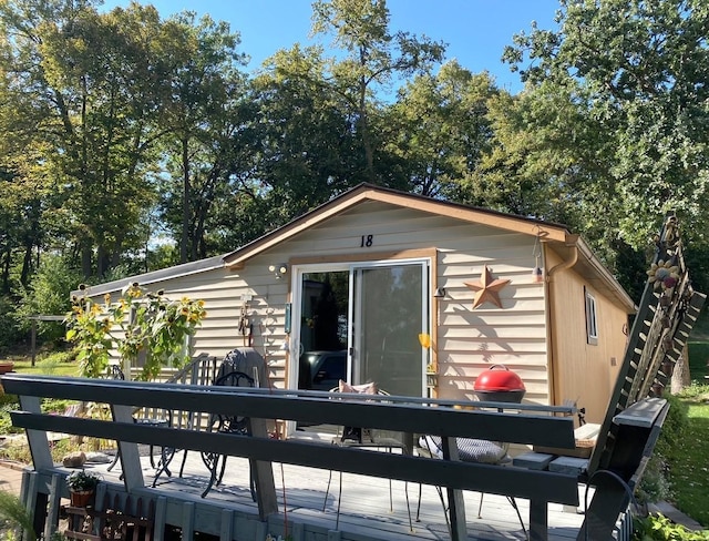 view of rear view of house