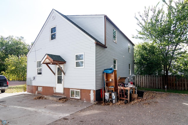 view of rear view of house