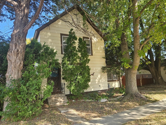 view of front of home