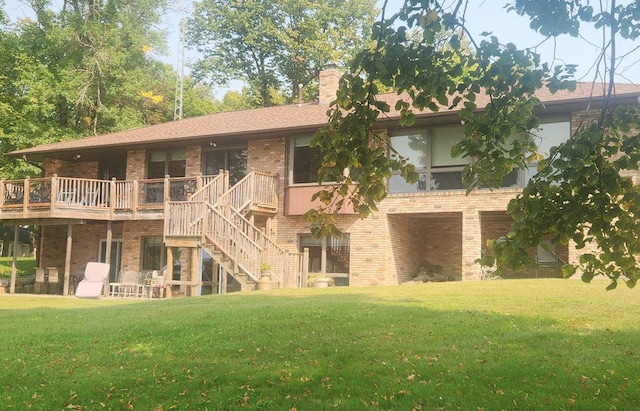 view of property with stairway