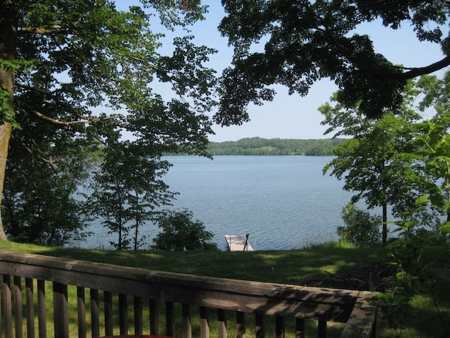 view of water feature