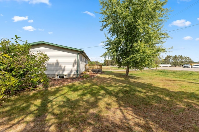 2135 24th Ave SW, Pine River Twp, MN 56474 - view of grassy yard featuring a deck