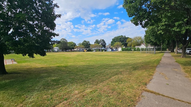 view of yard