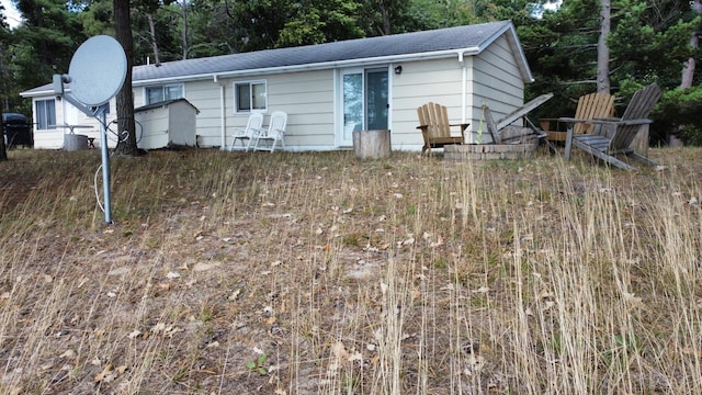 24126 County Road 19, Merrifield, MN 56465 - exterior space with a shingled roof