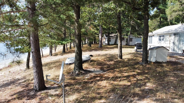 24126 County Road 19, Merrifield, MN 56465 - view of yard