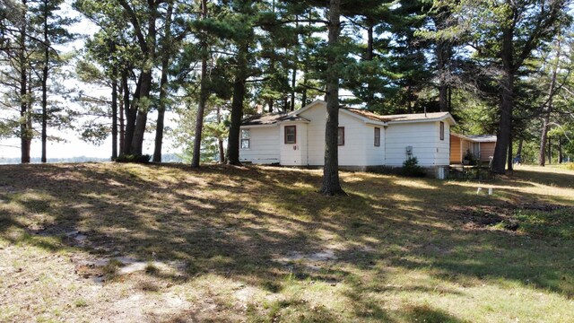 24126 County Road 19, Merrifield, MN 56465 - view of yard