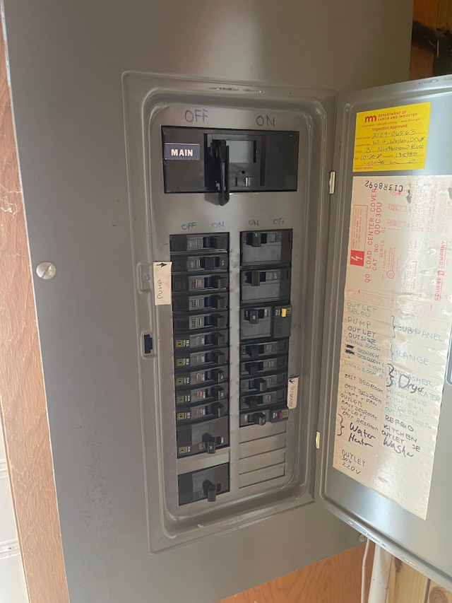 24126 County Road 19, Merrifield, MN 56465 - utility room featuring electric panel