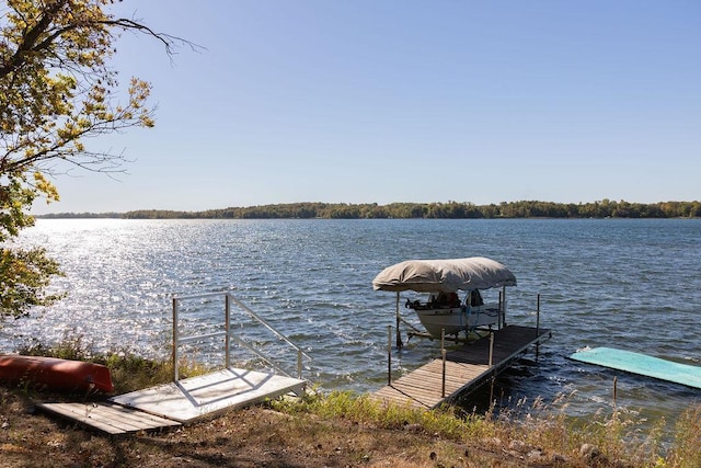 50165 Sailer Rd, Frazee, MN 56544 - view of dock with a water view