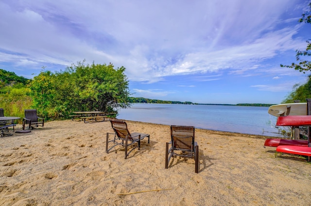 property view of water