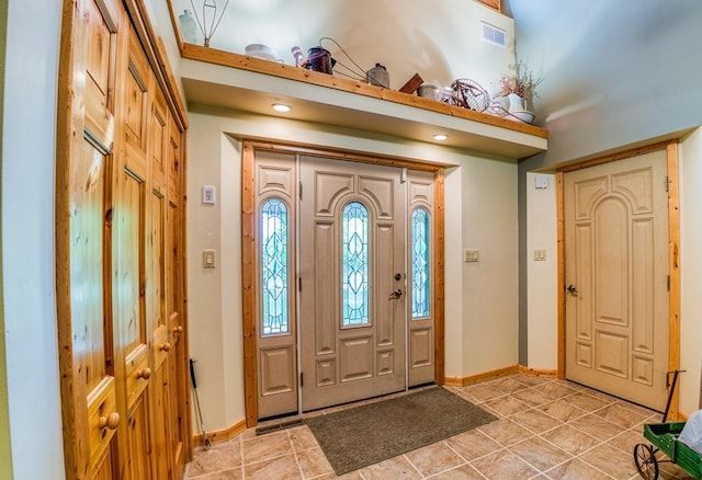56008 County Road 4, Spring Lake, MN 56680 - entrance foyer with baseboards and light tile patterned floors