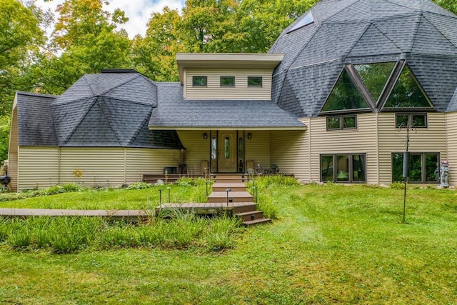 56008 County Road 4, Spring Lake, MN 56680 - view of front of house featuring roof with shingles and a front yard